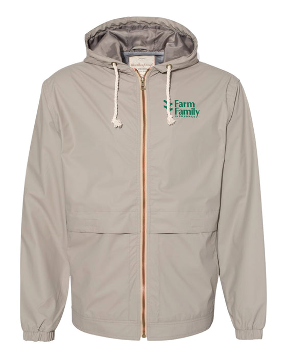 Weatherproof Unisex Vintage Hooded Rain Jacket - 193910