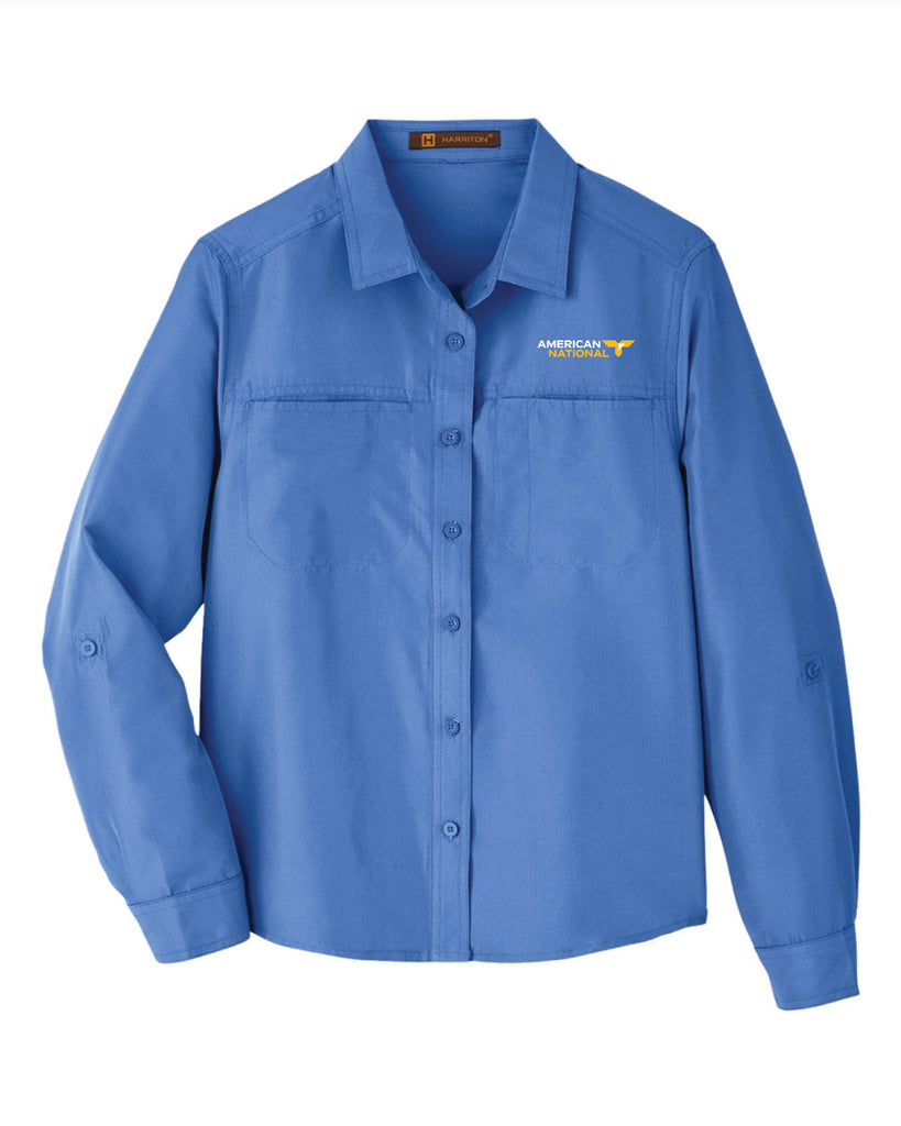 Harriton Women's Key West Performance Staff Shirt M580LW