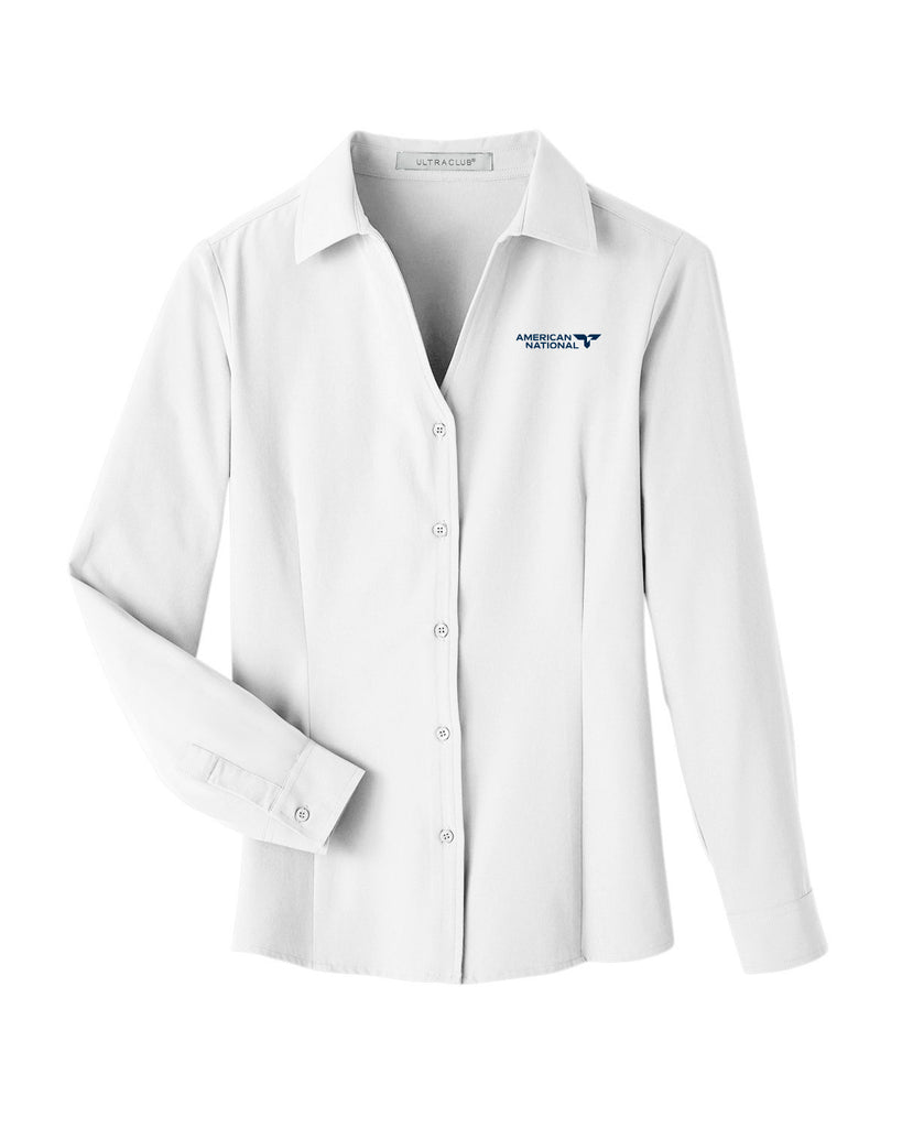 UltraClub Ladies' Bradley Performance Woven Shirt - UC500W